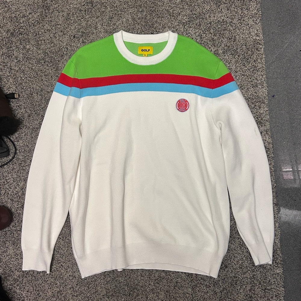GOLF WANG STRIPPED SWEATER